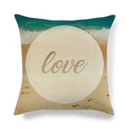 Pillowcase Sofa Cushion Cover Decoration Linen Pillow Case Higher Quality Marine Sea Life Pillow Covers Cases Super Soft Square Cushion Decorative Pillow Pattern Sofa Pillow Cover Couch Pillow 45x45CM Stevvex