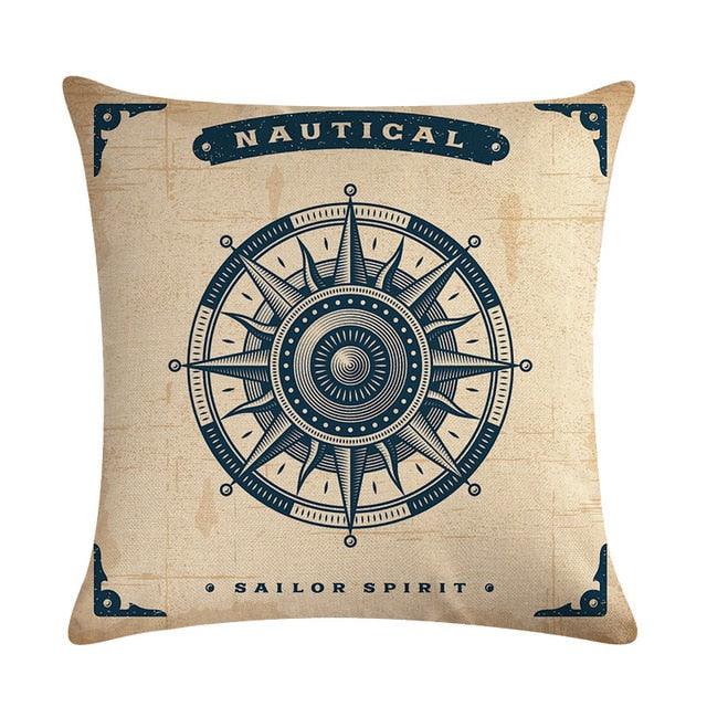 Pillowcase Sofa Cushion Cover Decoration Linen Pillow Case Higher Quality Marine Sea Life Pillow Covers Cases Super Soft Square Cushion Decorative Pillow Pattern Sofa Pillow Cover Couch Pillow 45x45CM Stevvex