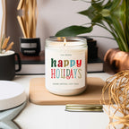 Pine Orange Holiday Candle 9oz Soy, Fresh Christmas Tree, Birch Vetiver