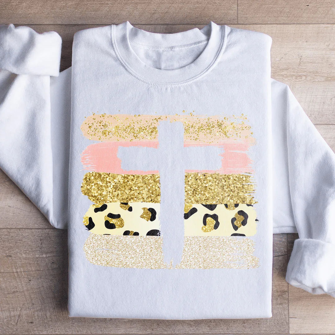 Pink Cross Sweatshirt Peachy Sunday
