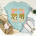 Pink Cross Tee