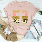 Pink Cross Tee