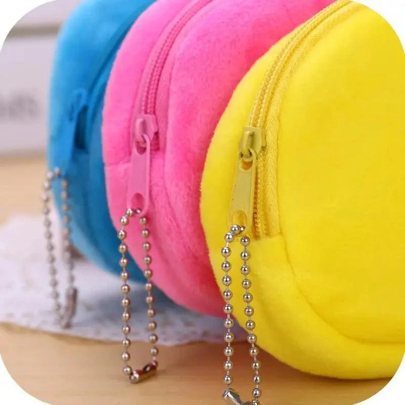Pink Students Pencil Case Colorful Cartoon Pen Bag With Zipper For Girls Boys School Stationery Organizer Cosmetic Bag Stevvex