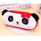 Pink Students Pencil Case Colorful Cartoon Pen Bag With Zipper For Girls Boys School Stationery Organizer Cosmetic Bag Stevvex