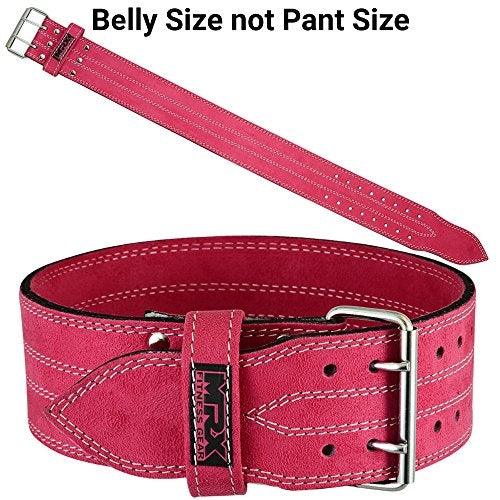 Power Weight Lifting Belts 4" Wide For Men & Women Pink - SJB-DIAMOND ELITES