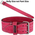 Power Weight Lifting Belts 4" Wide For Men & Women Pink - SJB-DIAMOND ELITES