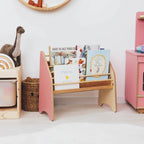 Wooden Montessori Bookshelf Pink - SJB-DIAMOND ELITES