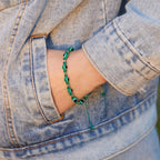 Pinky Promise Blue Bracelet Sets Colorful Crystal Bead Rope Chain Lucky Couple Bracelets Colorful Eye Bracelets Handmade Braided Rope Bracelets For Women Friendship Charm Jewelry