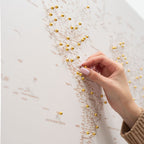 Canvas Push Pins - Gold - SJB-DIAMOND ELITES