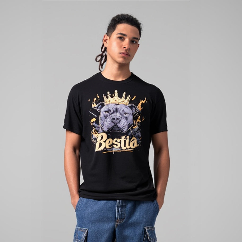Bully T-shirt Black Bestia Dog Gear