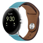 Pixel Watch 1 2 3 4 41mm 45mm Leather Band - Genuine