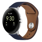 Pixel Watch 1 2 3 4 41mm 45mm Leather Band - Genuine