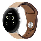 Pixel Watch 1 2 3 4 41mm 45mm Leather Band - Genuine