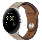 Pixel Watch 1 2 3 4 41mm 45mm Leather Band - Genuine