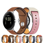Pixel Watch 1 2 3 4 41mm 45mm Leather Band - Genuine