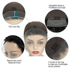 Pixie Cut Short Curly Wig Human Hair Wigs Pre Plucked Brazilian Deep Water Wave Virgin Lace Front Wig For Women With Baby Hair Wigs For Black Women Gifts for Girlfriends Stevvex