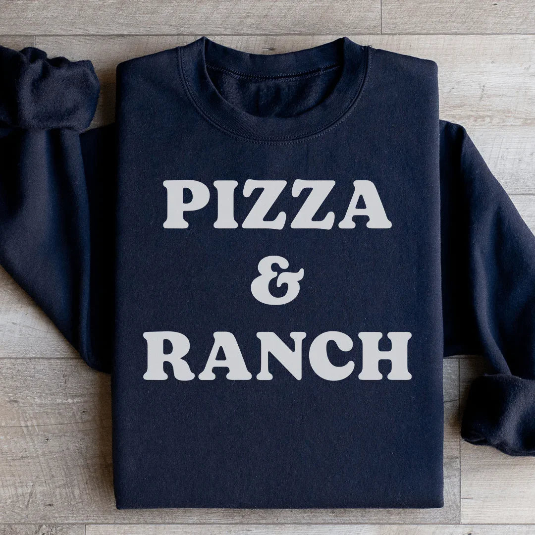 Pizza & Ranch Sweatshirt Peachy Sunday