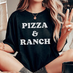 Pizza & Ranch Tee Peachy Sunday