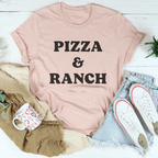 Pizza & Ranch Tee Peachy Sunday