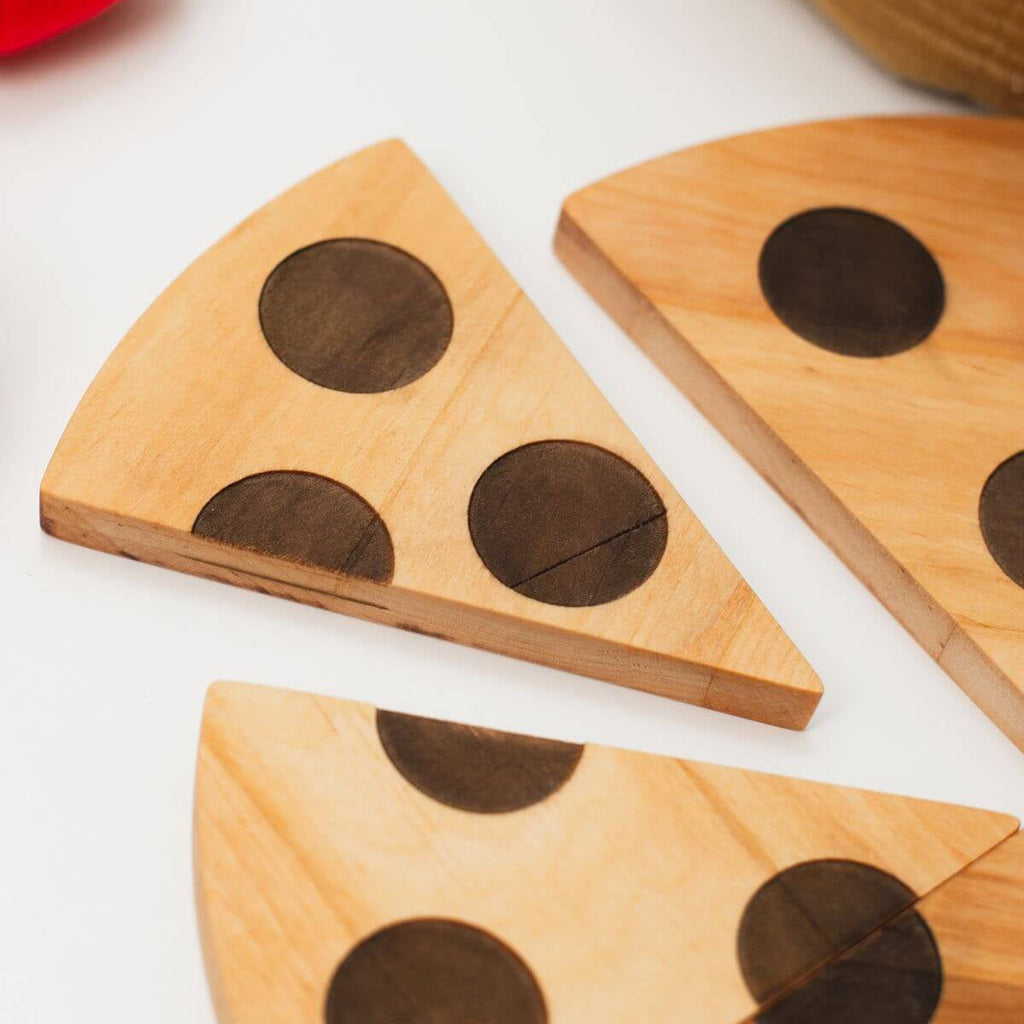 Wooden pizza toy - SJB-DIAMOND ELITES