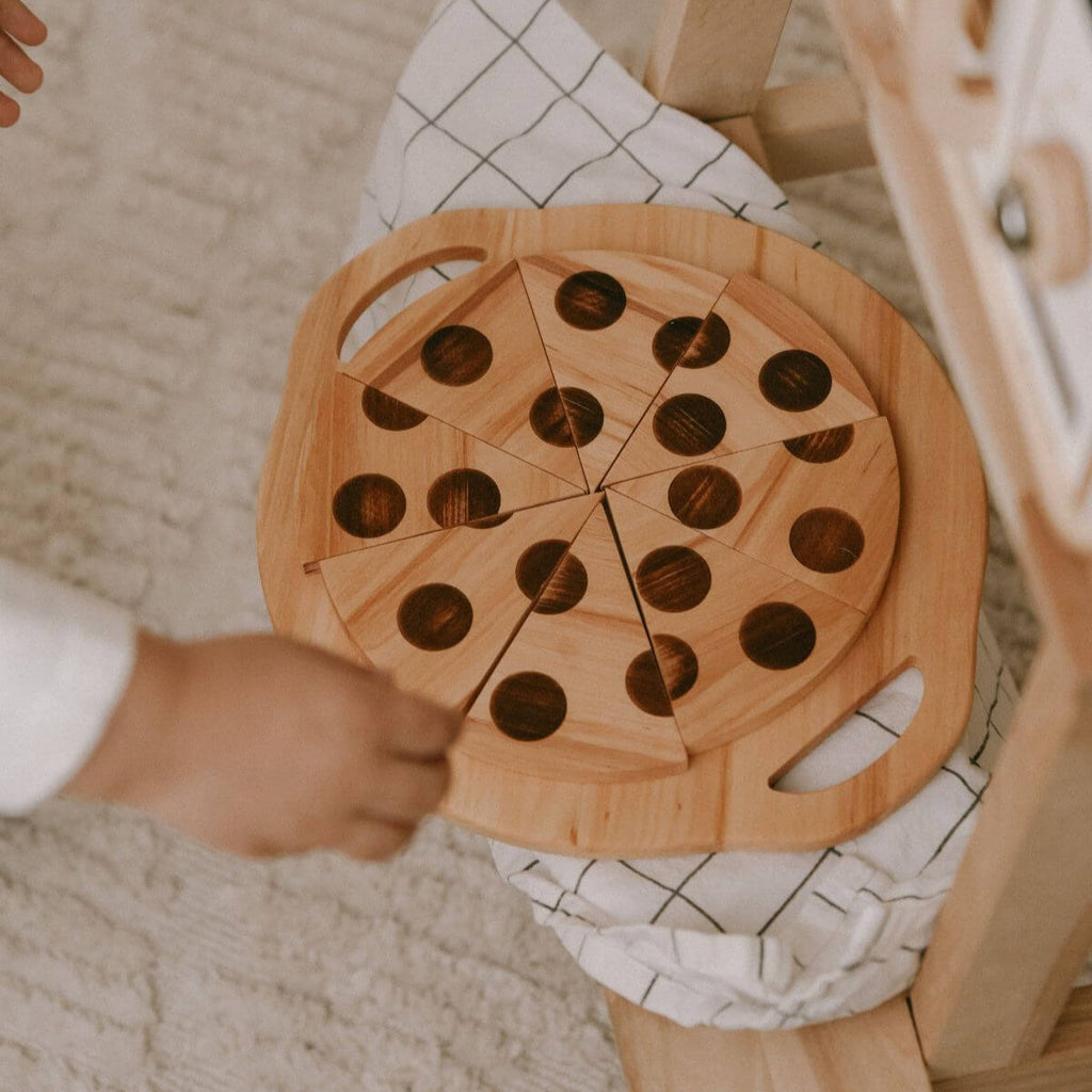 Wooden pizza toy - SJB-DIAMOND ELITES