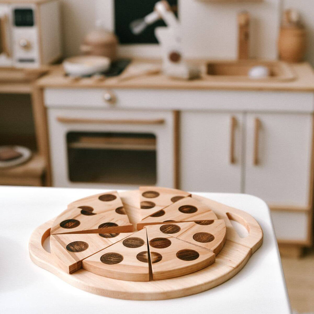 Wooden pizza toy - SJB-DIAMOND ELITES