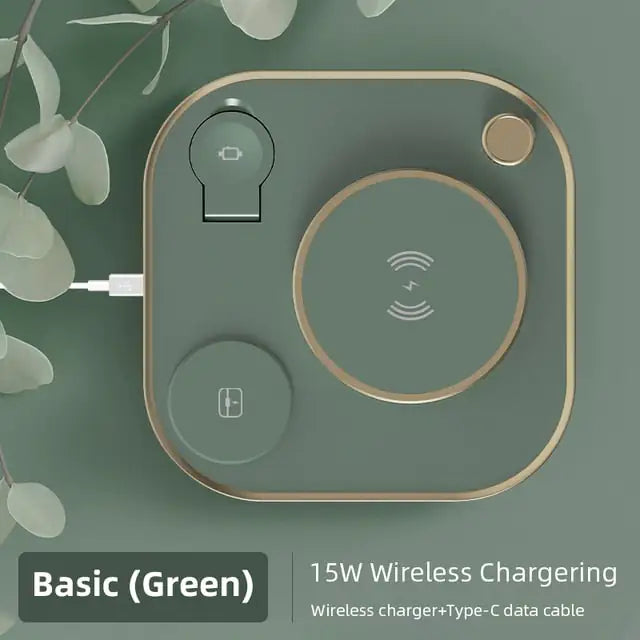 15w Fast 3 In 1 Wireless Charger Lamp Pi-Mart