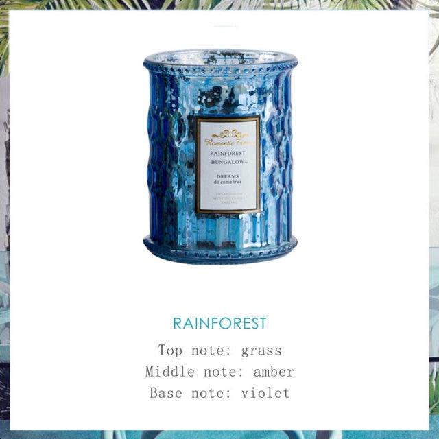 Plant Essential Oil Scented Candle Natural Coconut Wax Smokeless Candles 100% Coconut Hand Poured Coconut Candle Highly Scented Soothe Nerves Glass Cup Aromatic Candle Birthday Gift Stevvex