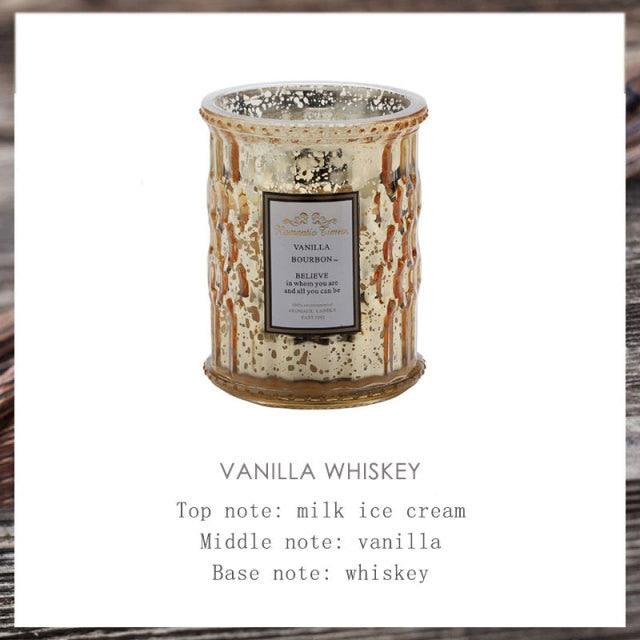 Plant Essential Oil Scented Candle Natural Coconut Wax Smokeless Candles 100% Coconut Hand Poured Coconut Candle Highly Scented Soothe Nerves Glass Cup Aromatic Candle Birthday Gift Stevvex