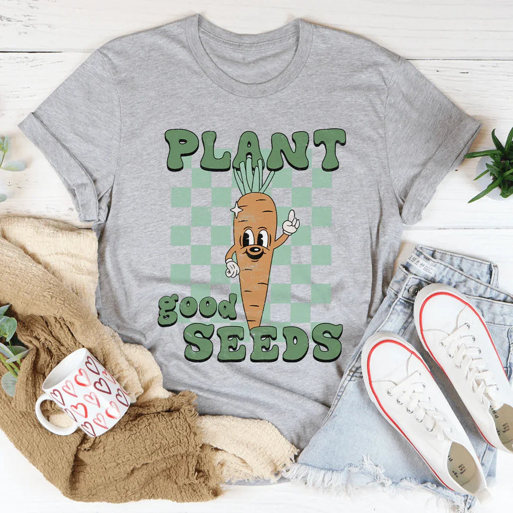 Plant Good Seeds Tee Peachy Sunday