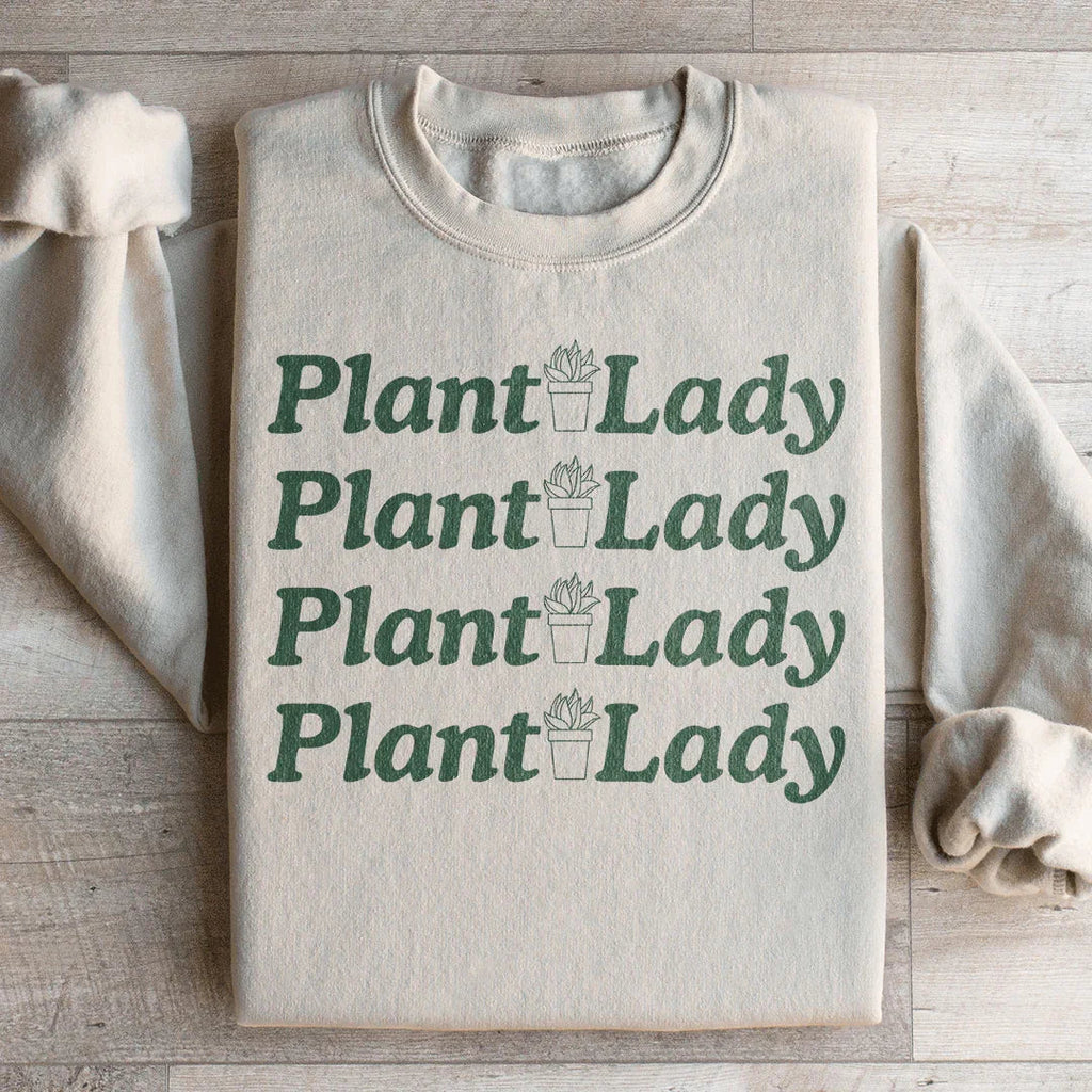 Plant Lady Sweatshirt Peachy Sunday