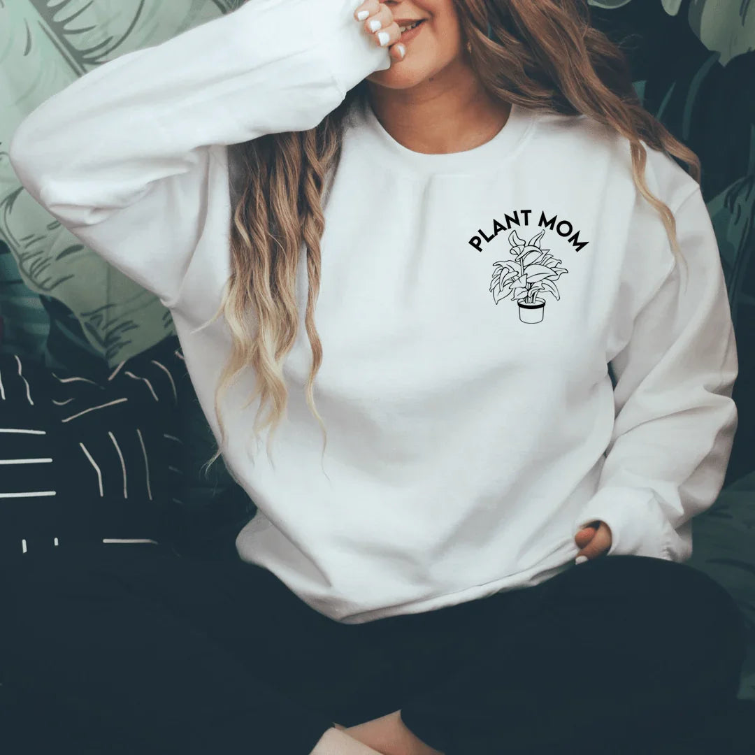 Plant Mom Sweatshirt - SJB-DIAMOND ELITES