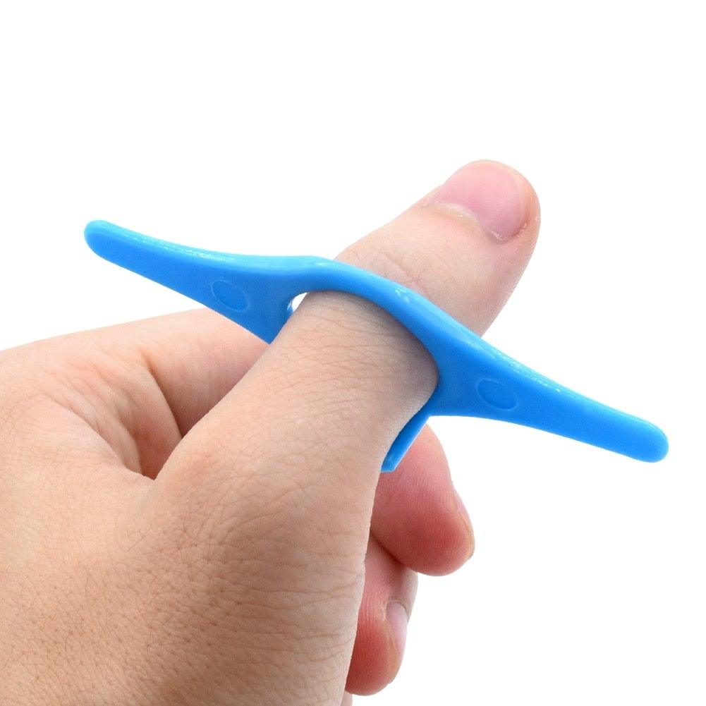 Plastic Book Page Holder Thumb Bookmark Reading Accessories Gifts For Readers Book Lovers Bookworm Librarian Literary Blue Multifunction Plastic Thumb Book Page Holder Book Marker Bookmark Superior Quality And Creative Convenient Stevvex