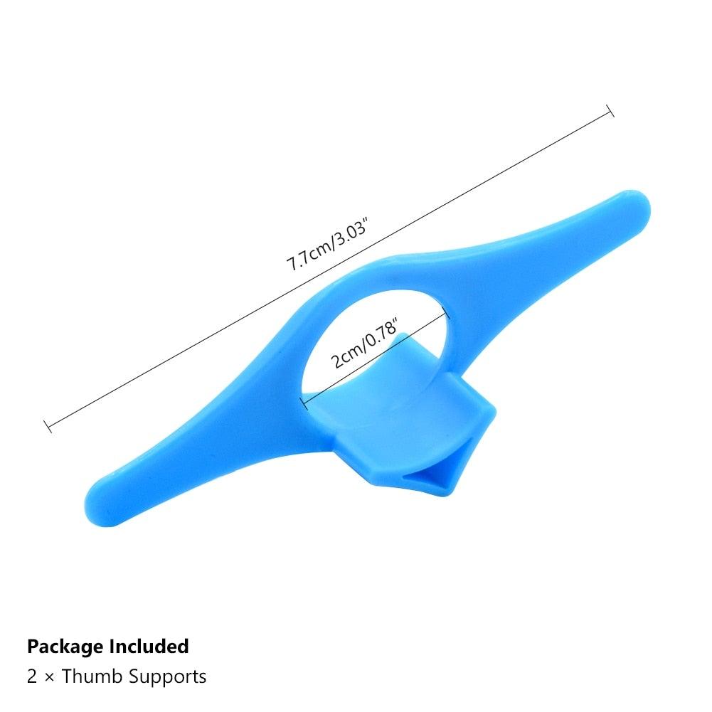 Plastic Book Page Holder Thumb Bookmark Reading Accessories Gifts For Readers Book Lovers Bookworm Librarian Literary Blue Multifunction Plastic Thumb Book Page Holder Book Marker Bookmark Superior Quality And Creative Convenient Stevvex