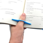 Plastic Book Page Holder Thumb Bookmark Reading Accessories Gifts For Readers Book Lovers Bookworm Librarian Literary Blue Multifunction Plastic Thumb Book Page Holder Book Marker Bookmark Superior Quality And Creative Convenient Stevvex