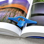 Plastic Book Page Holder Thumb Bookmark Reading Accessories Gifts For Readers Book Lovers Bookworm Librarian Literary Blue Multifunction Plastic Thumb Book Page Holder Book Marker Bookmark Superior Quality And Creative Convenient Stevvex