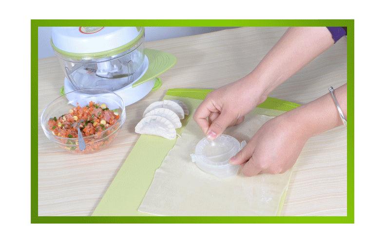 Plastic Dumpling Molds Food Maker Dough Press Pie Hand Mould Creative Tools Kitchen Accessories Dumpling Maker Stuffed Dumpling Plastic Mold Filling Cooking Tool Kitchen Accessories Stevvex