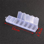 Plastic Jewelry Boxes Plastic Tool Box Adjustable Craft Organizer Storage Beads Bracelet Jewelry Boxes Portable 10 Compartments Clear Plastic Storage Box Jewelry Organizer Container