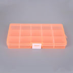 Plastic Jewelry Boxes Plastic Tool Box Adjustable Craft Organizer Storage Beads Bracelet Jewelry Boxes Portable 10 Compartments Clear Plastic Storage Box Jewelry Organizer Container