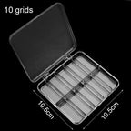 Plastic Jewelry Boxes Plastic Tool Box Adjustable Craft Organizer Storage Beads Bracelet Jewelry Boxes Portable 10 Compartments Clear Plastic Storage Box Jewelry Organizer Container