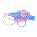 Plastic Skipping Fitness Exercise Gym Workout Boxing Jump Speed Sports Rope Simple Jump Rope Soft Beaded Skipping Rope For Kids Adults Plastic Segmented Jump Rope 2m Stevvex