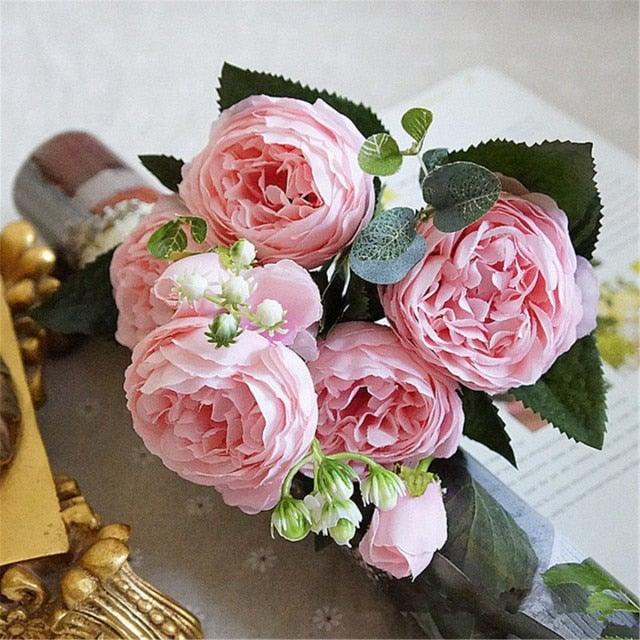 Plastic Vases Anti-ceramic Unbreakable Basket Imitation Rattan Flower Vase For Home Décor Desktop Decoration Living Room Office or Bookshelf Stevvex