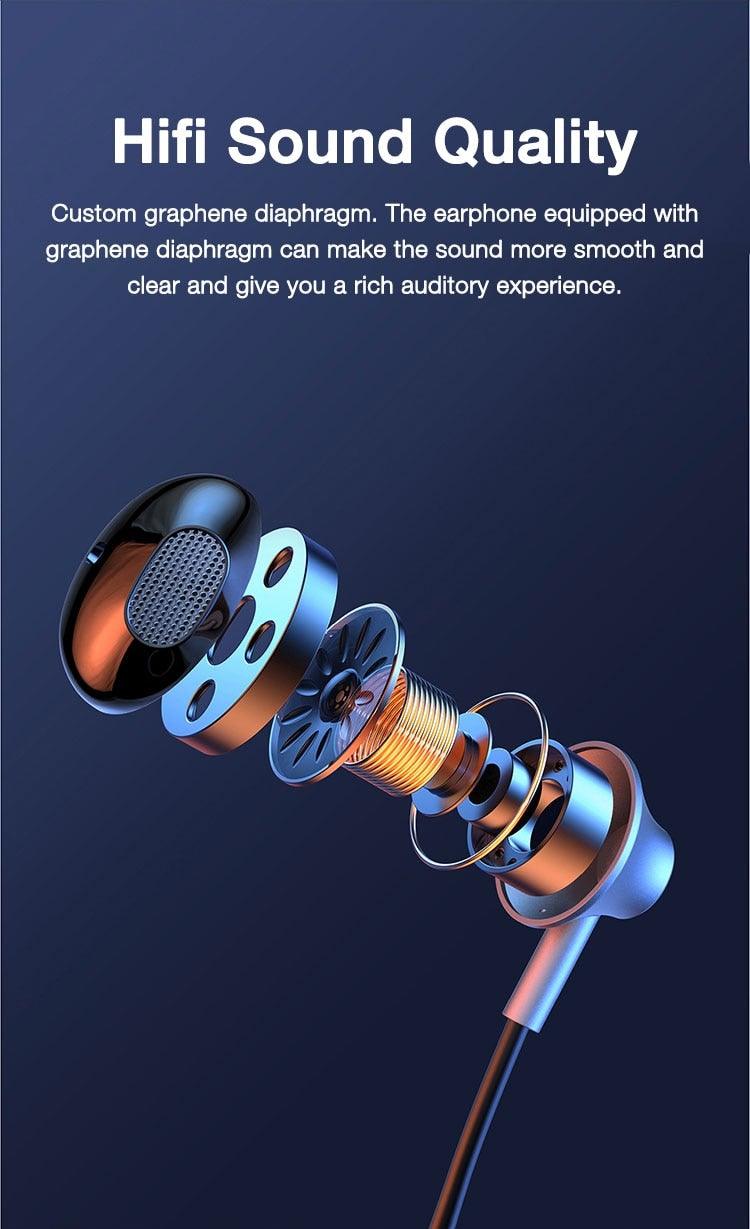 Playback Bluetooth Headphone Bass Wireless Headphones Sport Stereo Bluetooth Earphone Neckband Music Headset Updated Design with Industry Leading Sound & Improved Comfort, Long Wireless Range, Up to 24 Hours of Talk Time Stevvex