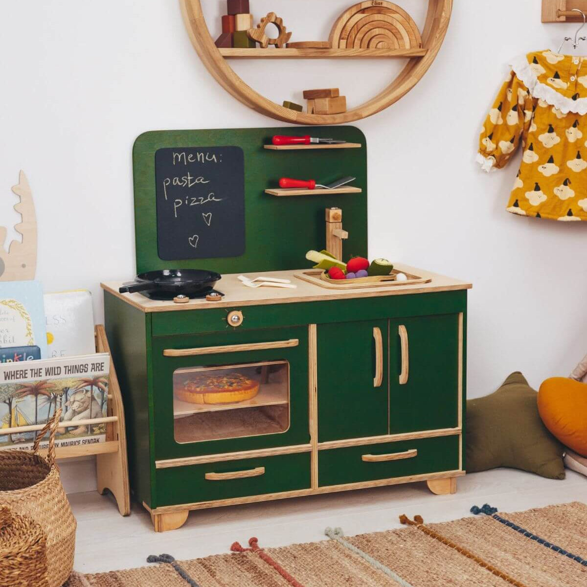 Wooden Play Kitchen - SJB-DIAMOND ELITES
