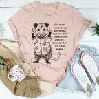 Please Vacate My Personal Space Tee Peachy Sunday
