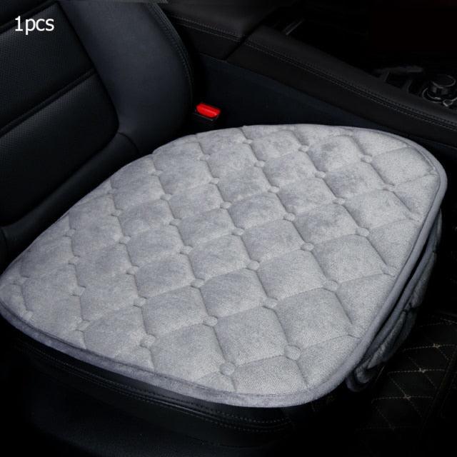 Plush Car Seat Covers Front Rear Full Set Choose Car Seat Cushion Car Memory Foam Heightening Seat Cushion Plush Seat Pad Protector Car Accessories  Lower Back Pain Relief Cushion Anti-Slip Stevvex