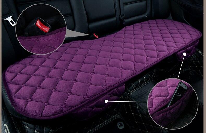 Plush Car Seat Covers Front Rear Full Set Choose Car Seat Cushion Car Memory Foam Heightening Seat Cushion Plush Seat Pad Protector Car Accessories  Lower Back Pain Relief Cushion Anti-Slip Stevvex
