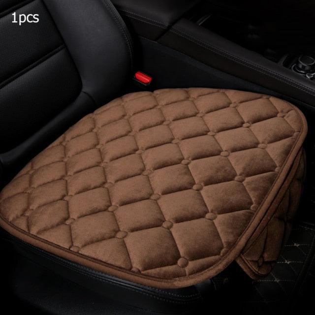 Plush Car Seat Covers Front Rear Full Set Choose Car Seat Cushion Car Memory Foam Heightening Seat Cushion Plush Seat Pad Protector Car Accessories  Lower Back Pain Relief Cushion Anti-Slip Stevvex
