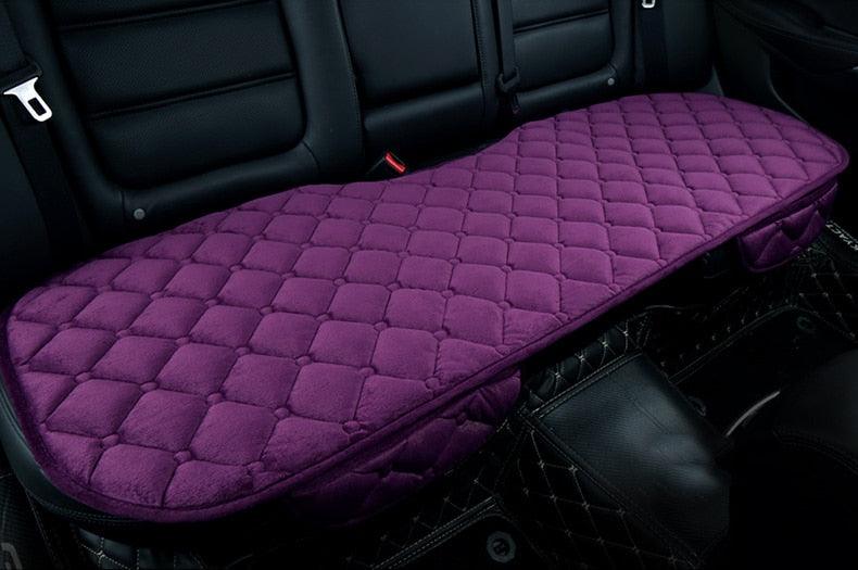 Plush Car Seat Covers Front Rear Full Set Choose Car Seat Cushion Car Memory Foam Heightening Seat Cushion Plush Seat Pad Protector Car Accessories  Lower Back Pain Relief Cushion Anti-Slip Stevvex