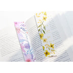 Poetic Flower Boxed Paper Art Small Fresh Bookmarks Stationery School Supplies Kids Gift Bookmarks Positive Page Marker For School Office Students Bookworm Presents Stevvex